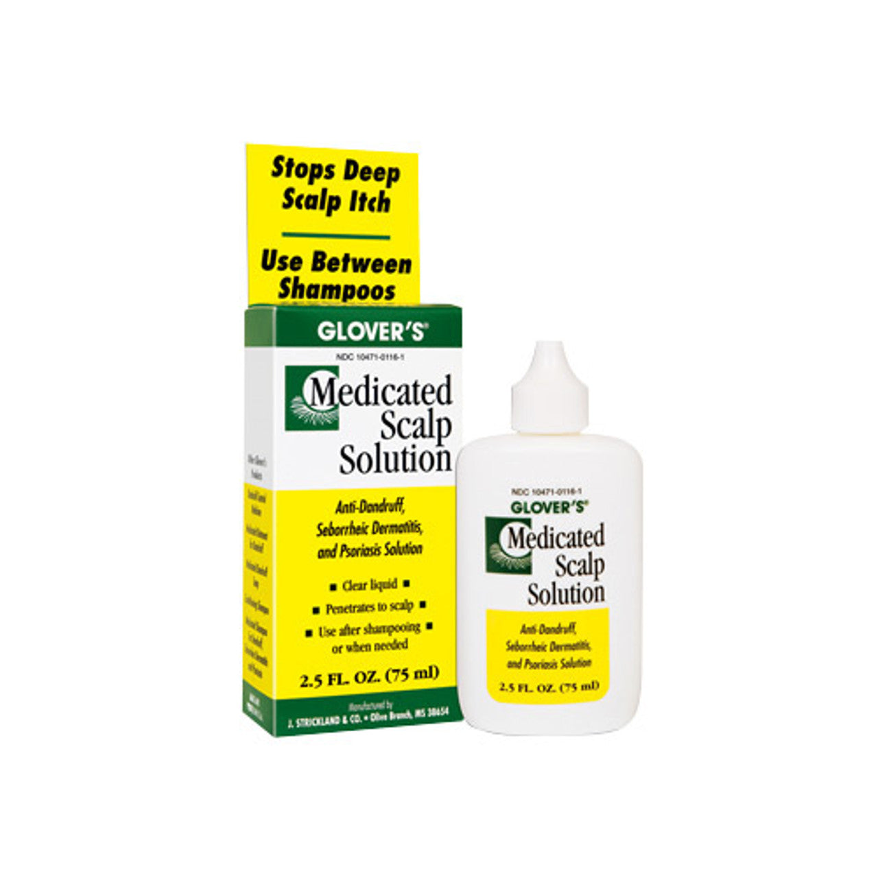 Glovers medicated sclap solution