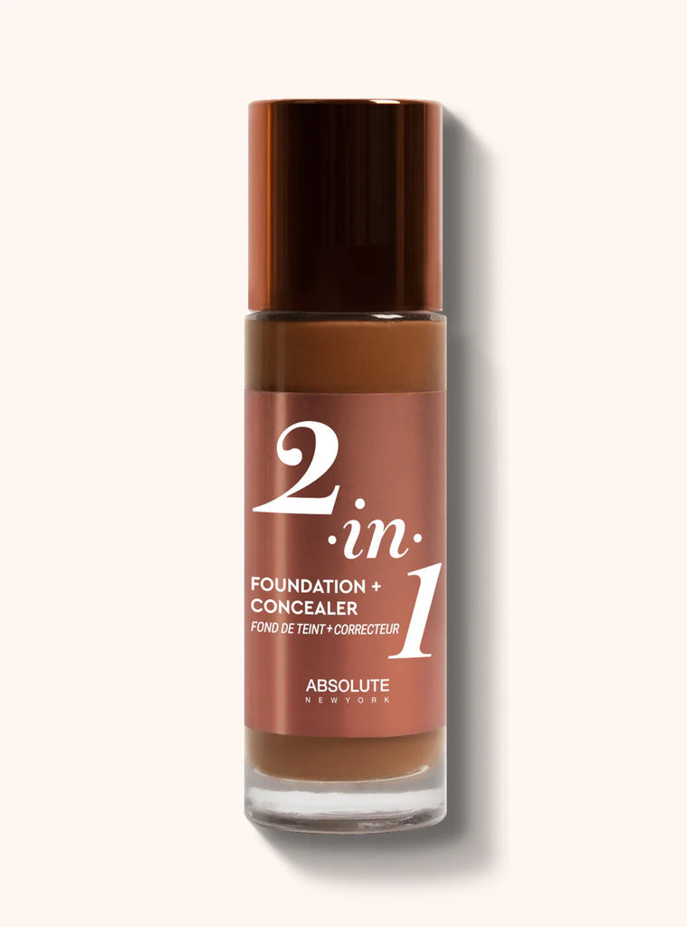ABSOLUTE  2.IN.1 FOUNDATION+CONCEALER FOUND DE TEINT COOL ALMOND  MFFC09   1.18 Oz
