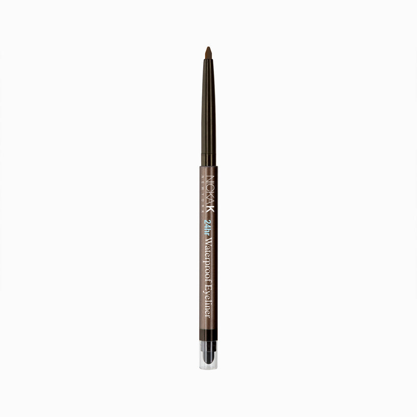 NICKA K 24HR WATERPROOF EYELINER DARK BROWN NYA41  0.01 Oz