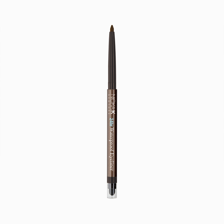 NICKA K 24HR WATERPROOF EYELINER BLACK BROWN NYA43   0.01 Oz
