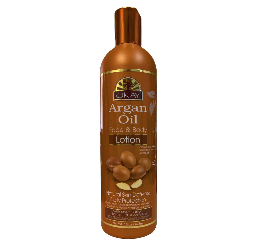 OKAY argan oil face & body lotion