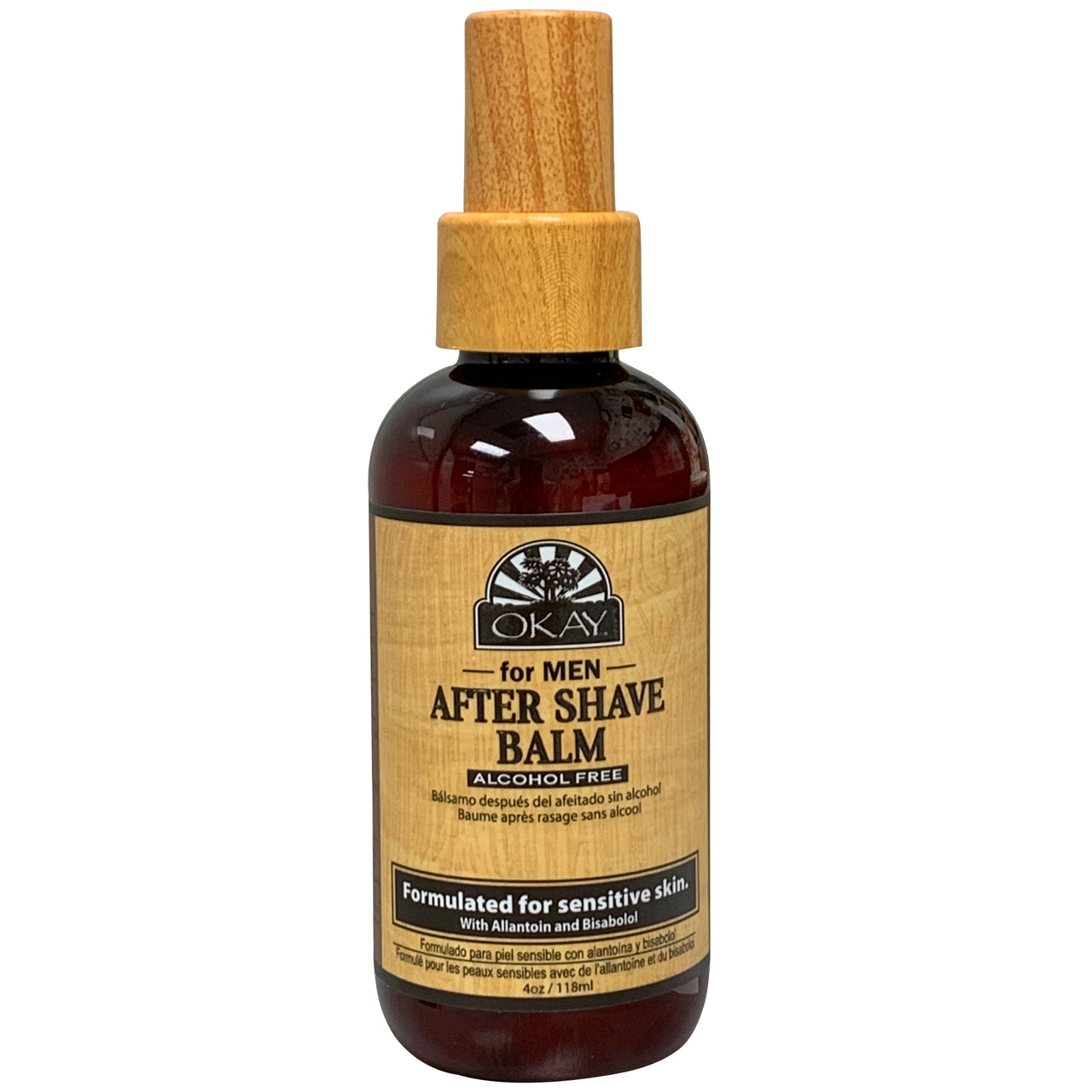 OKAY FOR MEN AFTER SHAVE BALM ALCOHOL FREE  4.Oz