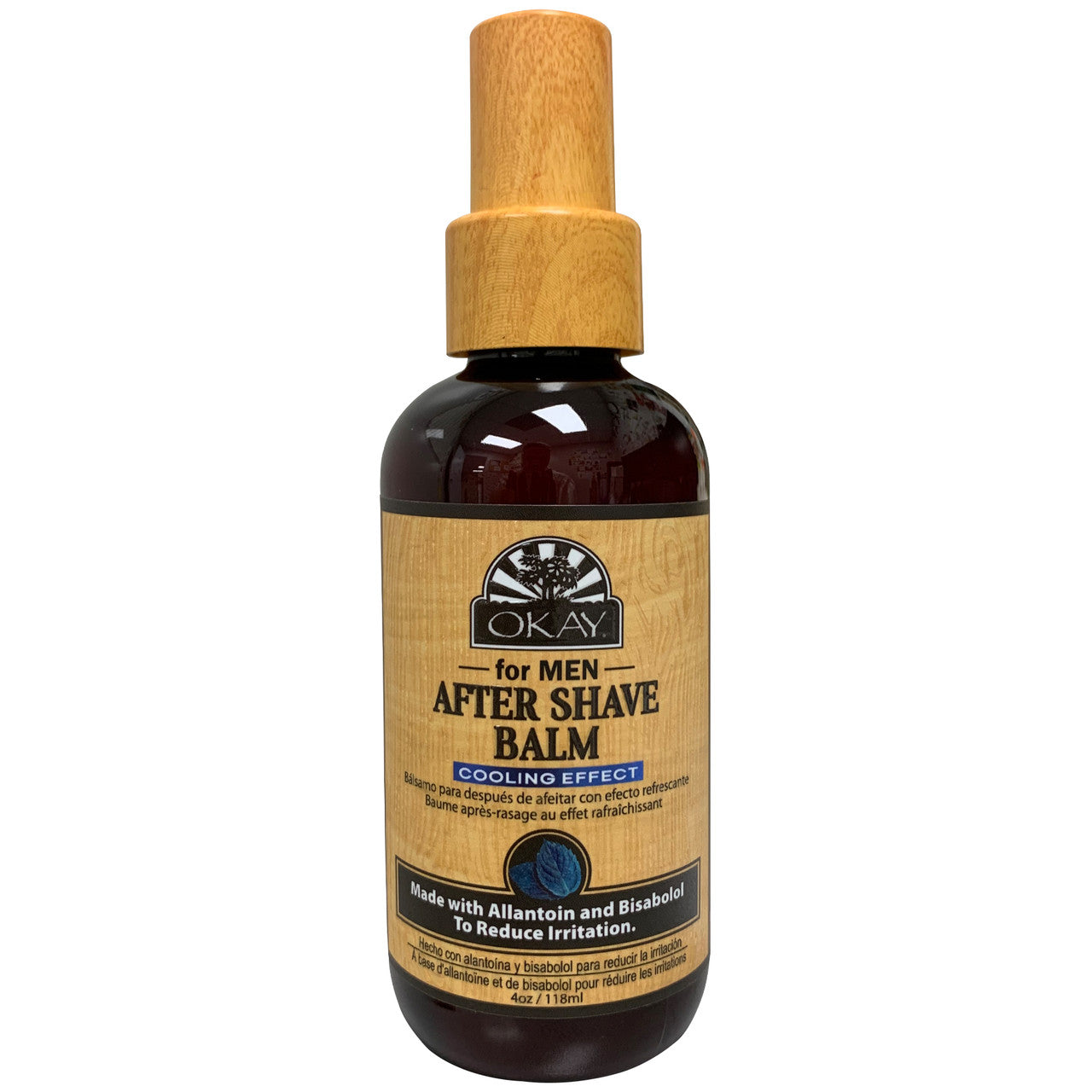 OKAY FOR MEN AFTER SHAVE BALM COOLING EFFECT 4.Oz