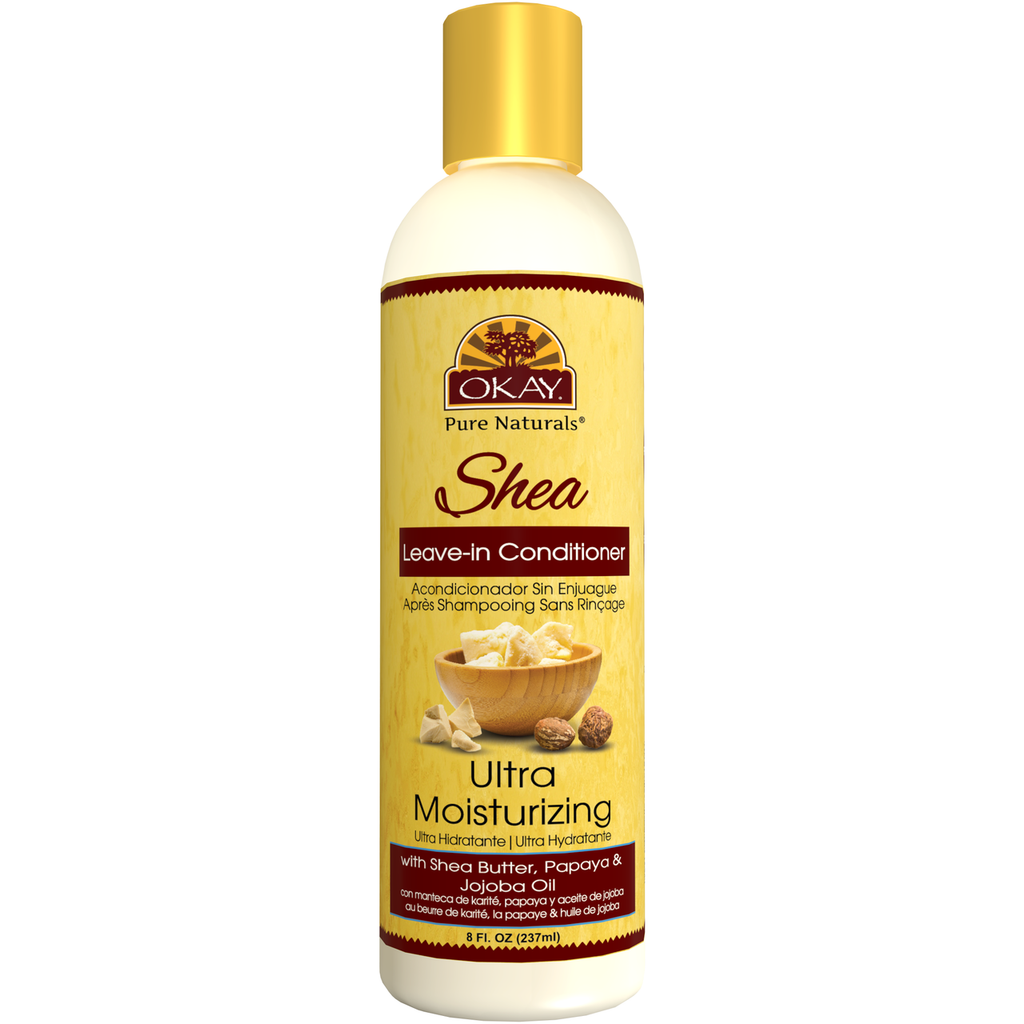 OKAY PURE NATURALS SHEA LEAVE_IN CONDITIONER ULTRA MOSTURIZING 8.Oz