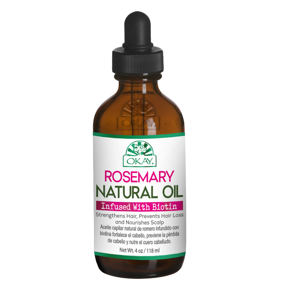 ROSEMARY NATURAL OIL INFUSED WITH BIOTIN  4.Oz
