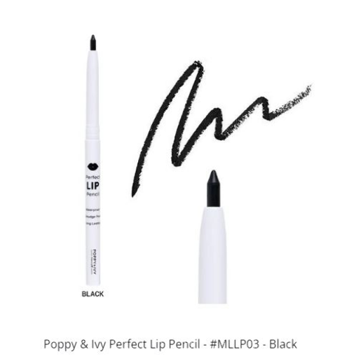 ABSOLUTE PERFECT LIP PENCIL CREAMY BLACK MLLP03  0.009 Oz