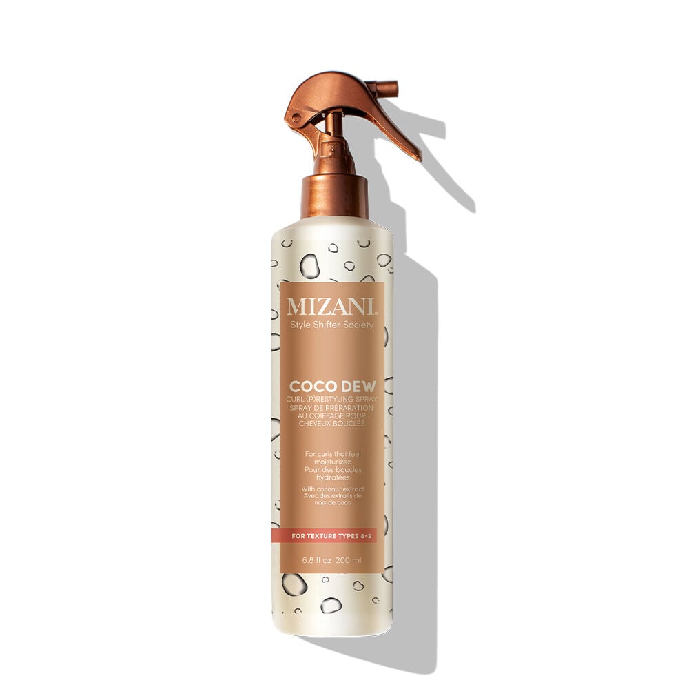 MIZANI coco dew curl restyling spray