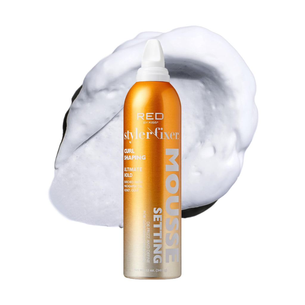 RED BY KISS BRAID CONTROL ULTIMATE HOLD ENRICED  12.Oz