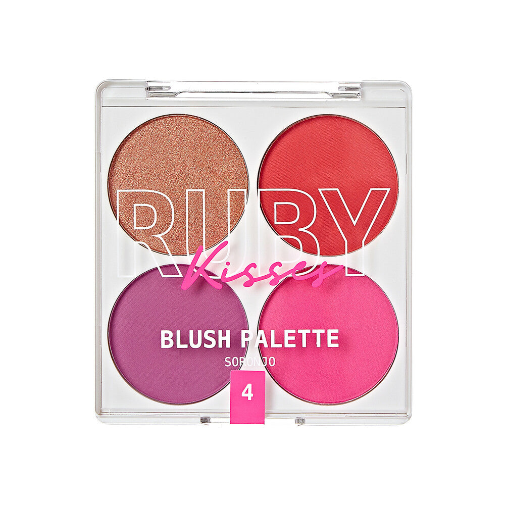 RUBY KISSES BLUSH PALETTE SORONJO RKB04   0.13 Oz
