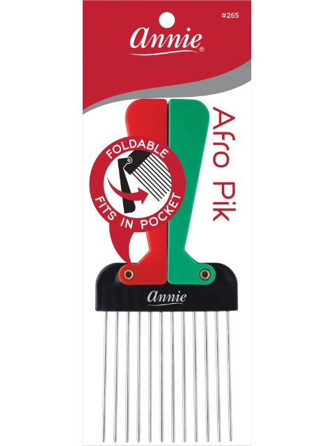 ANNIE AFRO PIK FOLDABLE FITS IN POCKET  #256  0.15 Oz