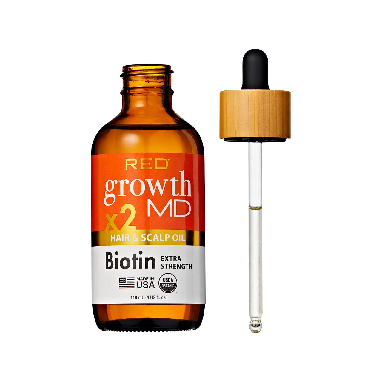 RED GROWTH MD HAIR & SCALP OIL EXTRA STRENGTH  2.Oz