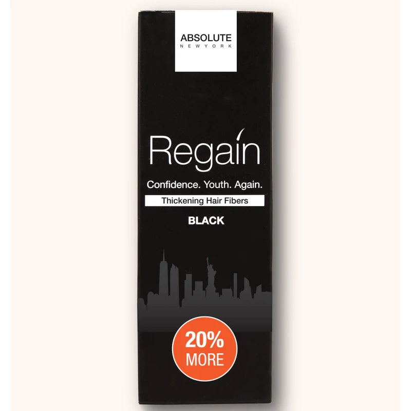 ABSOLUTE REGAIN CONFIDENCE,YOUTH,AGAIN THICKENING HAIR FIBERS BLACK  0.99 Oz