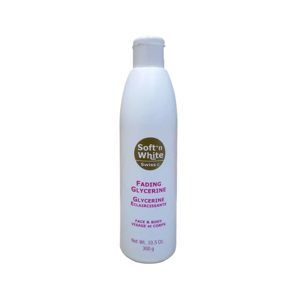 Softn white swiss fading glycerine