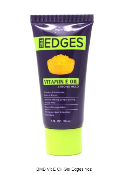 BUB EDGES GEL VITAMIN E OIL STRONG HOLD  1.Oz