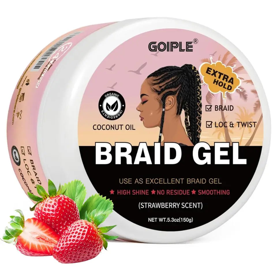 GOIPLE BRAID GEL STRAWBERRY SCENT 8.8 Oz