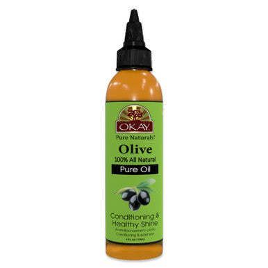 OKAY PURE NATURALS OLIVE PURE OIL conditioning healthy shine  4Oz