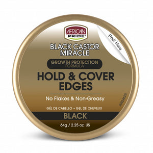 AFRICAN PRIDE BLACK CASTOR HOLDCOVER EDGES 2.25OZ - Beautylicious Canada