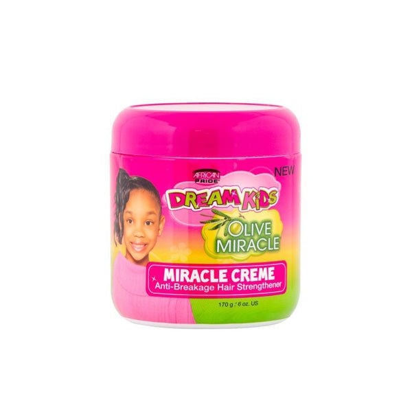 African Pride Dream Kids Olive Miracle Anti - Breakage Hair Strengthener Creme 6 Oz - Beautylicious Canada
