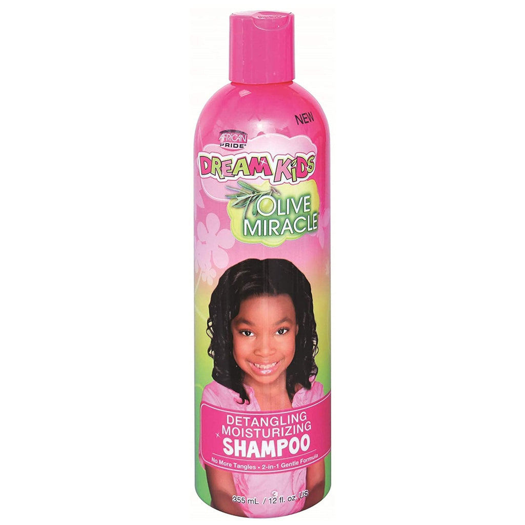 AFRICAN PRIDE DREAM KIDS OLIVE MIRACLE DETANGLING MOISTURIZING SHAMPOO 12OZ - Beautylicious Canada