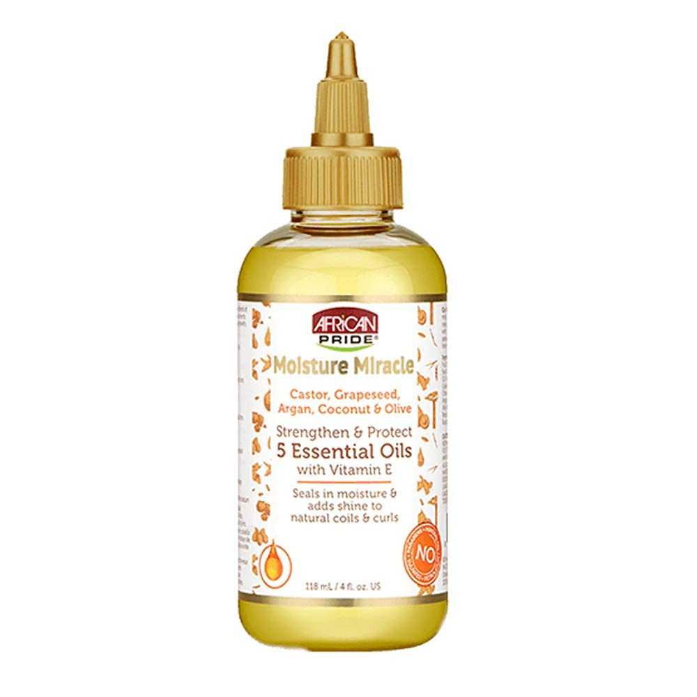 AFRICAN PRIDE MOISTURE MIRACLE 5 ESSENTIAL OILS 4OZ - Beautylicious Canada