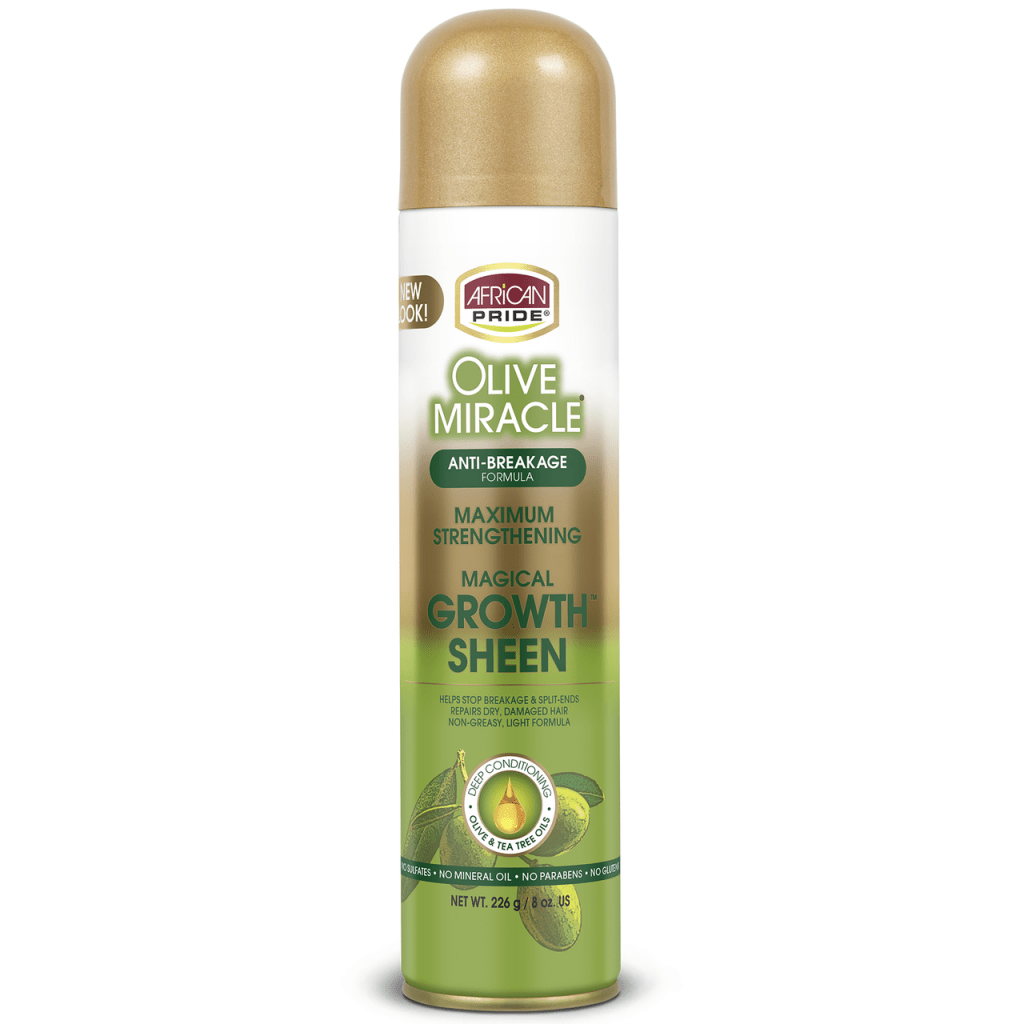 AFRICAN PRIDE OLIVE MIRACLE MAGICAL GROWTH SHEEN 8OZ - Beautylicious Canada