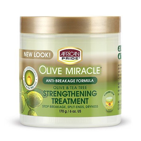 AFRICAN PRIDE OLIVE MIRACLE STRENGTHENING TREATMENT 6OZ - Beautylicious Canada
