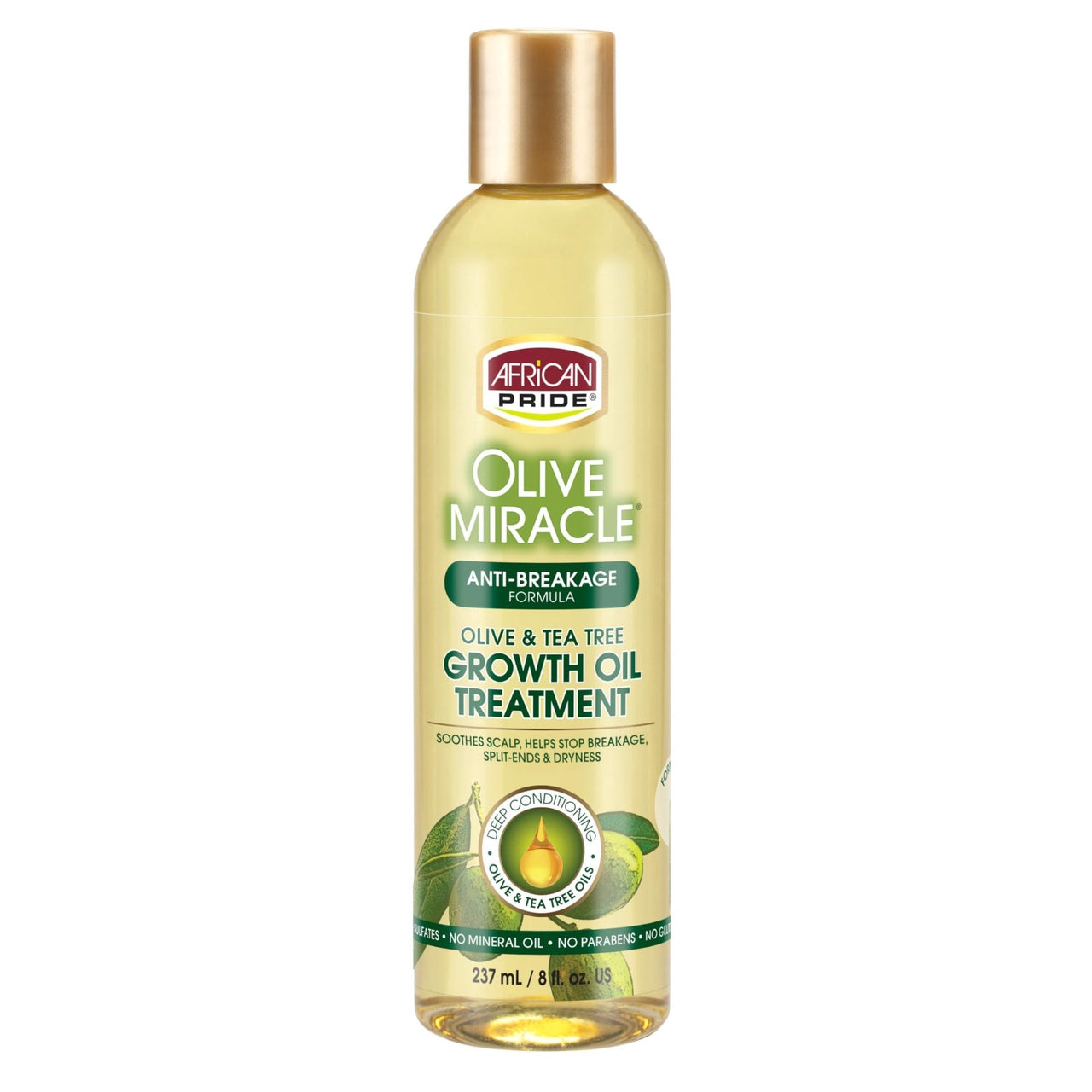 AFRICAN PRIDE OLIVE & TEA TREE GROWTH OIL TREATMENT 8OZ - Beautylicious Canada