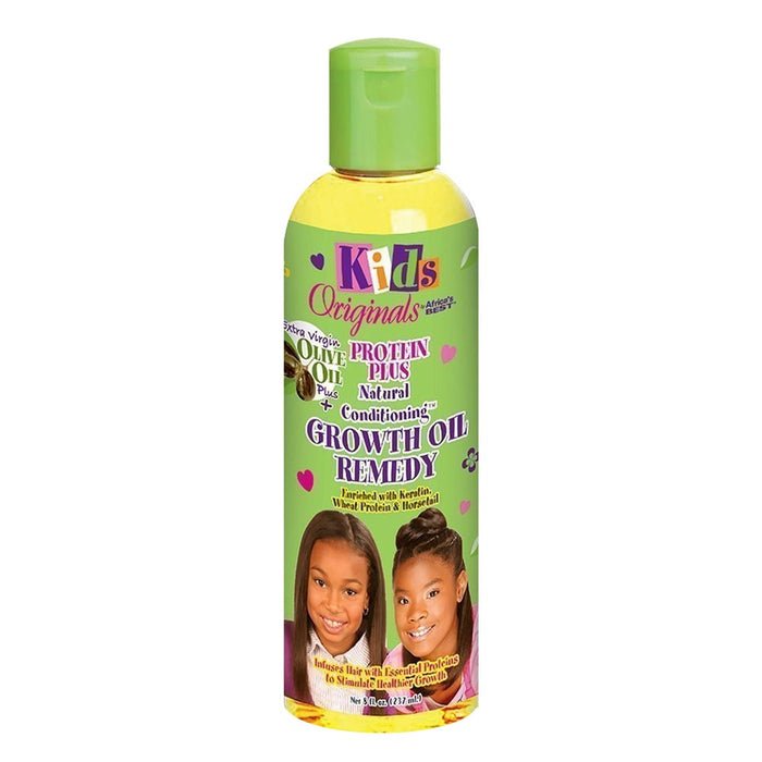 AFRICA'S BEST KIDS ORIGINALS PROTEIN PLUS NATURAL CONDITIONING GROWTH OIL REMEDY 8oz - Beautylicious Canada