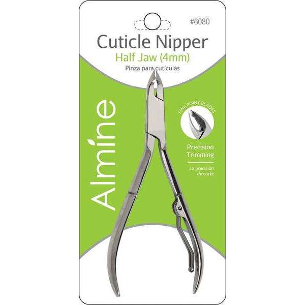 ALMINE CUTICLE NIPPER HALF JAW *6080 - Beautylicious Canada