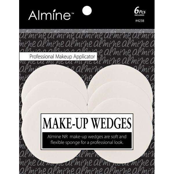 ALMINE Makeup Wedges 6Ct Round Shape *4238 - Beautylicious Canada