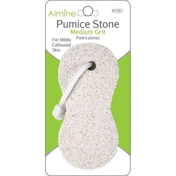 ALMINE Pumice Stone Peanut Shape Standard Grit *5361 - Beautylicious Canada