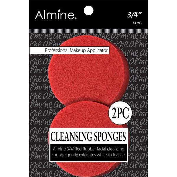 ALMINE Rubber Cleansing Sponge 3/4" 2ct *4283 - Beautylicious Canada