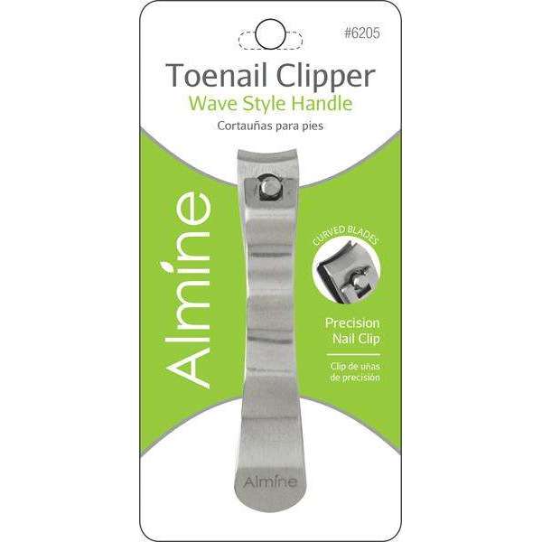 ALMINE Stainless Steel Wave Style Toenail Clipper *6205 - Beautylicious Canada
