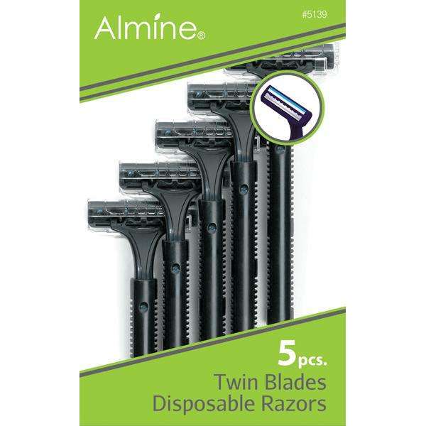 Almine Twin Blade Disposable Razors *5139 - Beautylicious Canada
