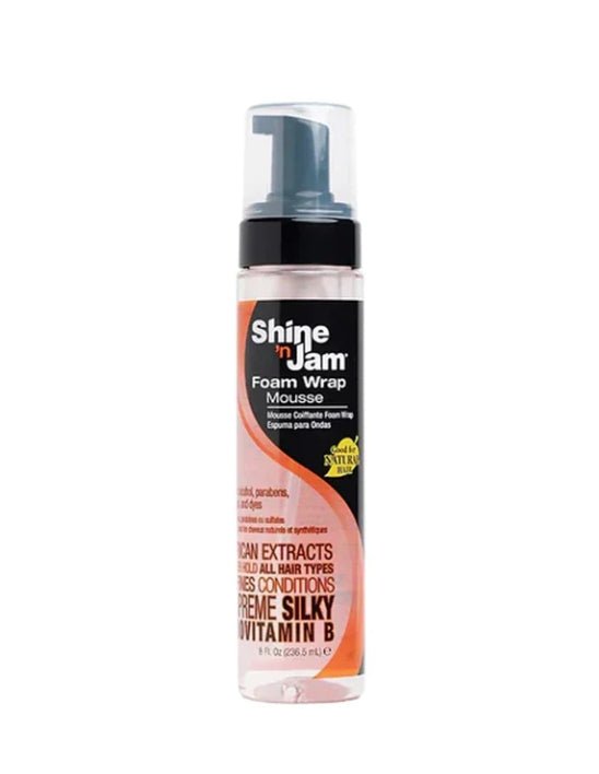 AMPRO SHINE'N JAM FOAM WRAP MOUSSE 8OZ - Beautylicious Canada