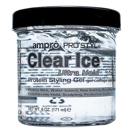 AMPRO STYLING GEL CLEAR ICE 6OZ - Beautylicious Canada