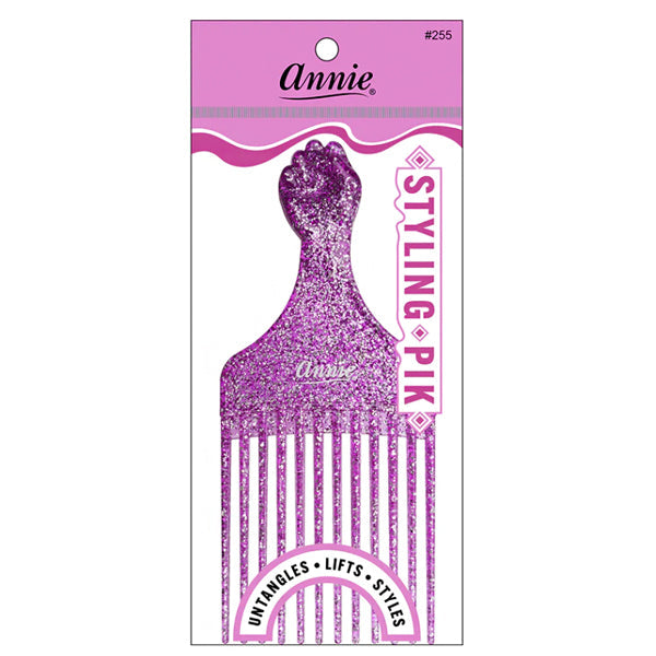 ANNIE STYLING PIK UNTANGLES . LIFTS. STYLES  #255   1.0 Oz