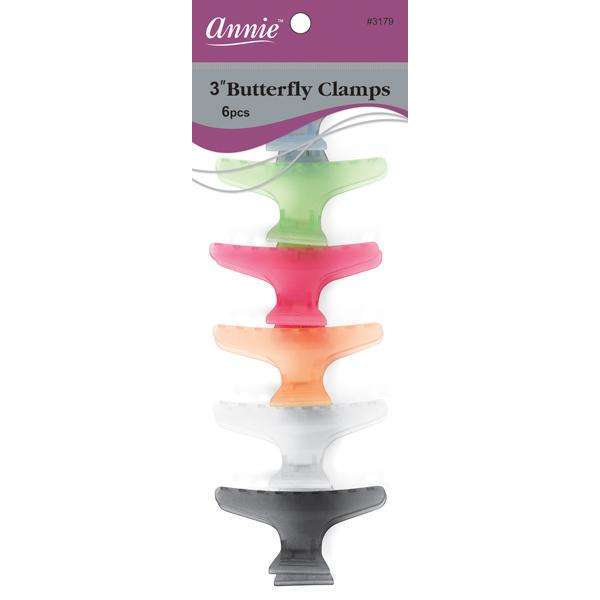 ANNIE 3" BUTTERFLAY CLAMPS 6PCS #3179  0.16 Oz