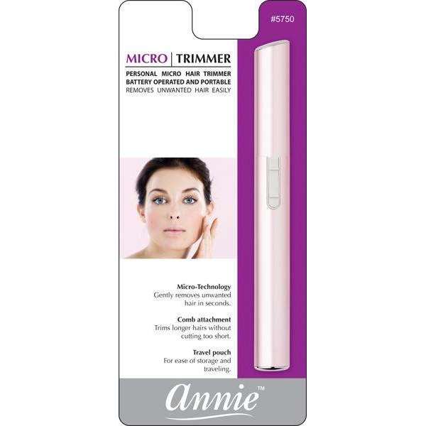 Annie Micro Facial Trimmer Pink *5750 - Beautylicious Canada