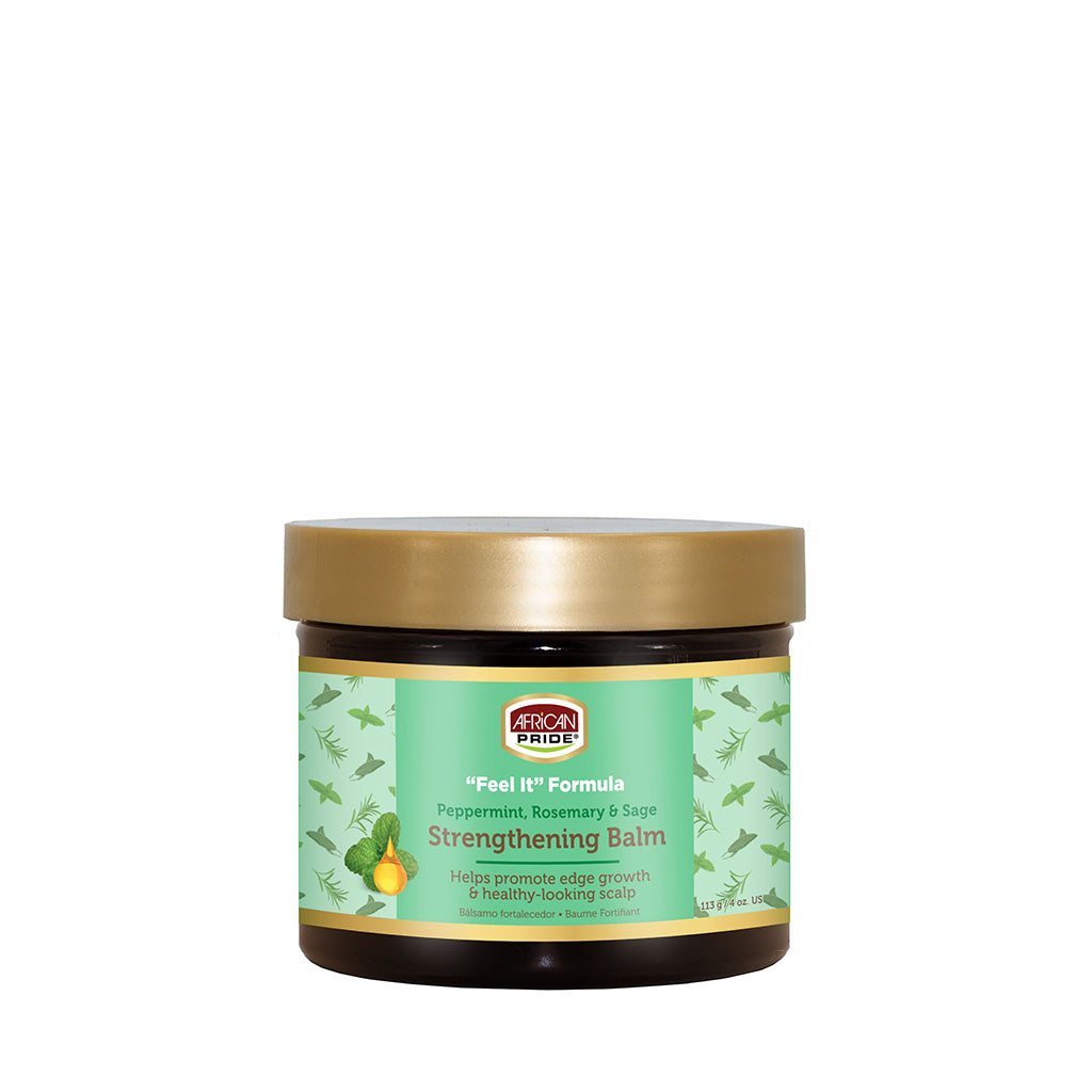 African pride Pepprmint,rosemary &sage strengthening balm 4.Oz