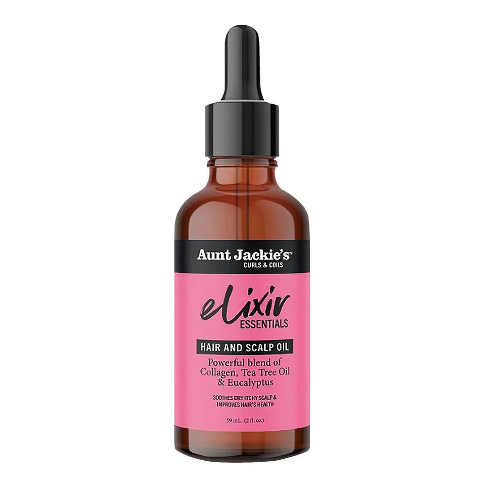 AUNT JACKIES ELIXER ESSENTIALS HAIR & SCALP OIL 2OZ - Beautylicious Canada
