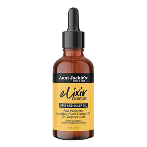 AUNT JACKIES ELIXER ESSENTIALS HAIR & SCALP OIL 2OZ - Beautylicious Canada