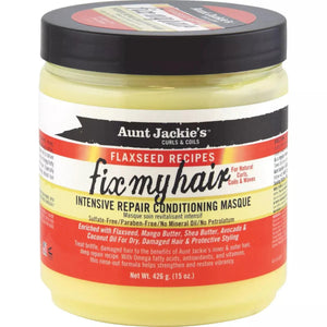 Aunt Jackie's Fix My Hair Intensive Repair Conditioning Masque - 15oz - Beautylicious Canada