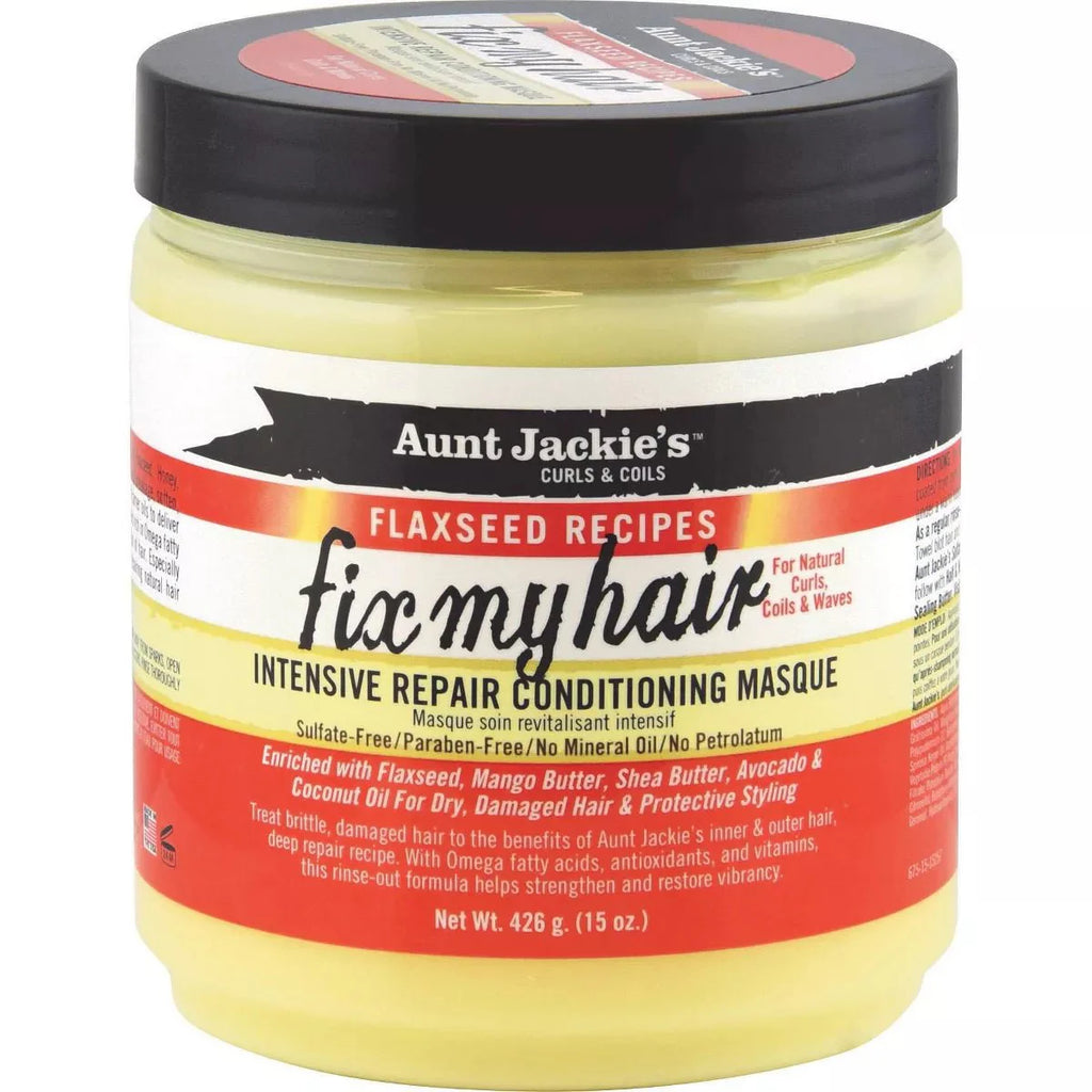 Aunt Jackie's Fix My Hair Intensive Repair Conditioning Masque - 15oz - Beautylicious Canada