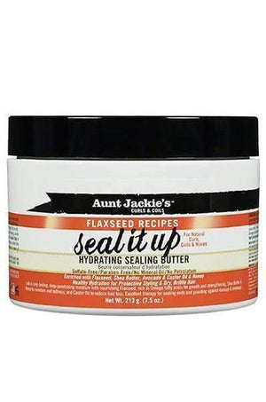 AUNT JACKIE'S Flaxseed Seal It Up Hydrating Sealing Butter (7.5oz) - Beautylicious Canada