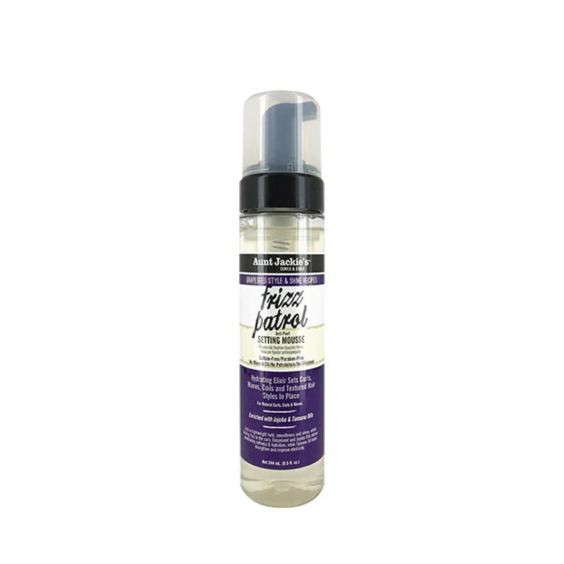AUNT JACKIE'S FRIZZ CONTOL ANTI - PROOF SETTING MOUSSE 8.5OZ - Beautylicious Canada