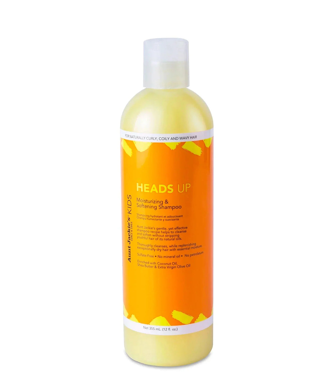 AUNT JACKIES KIDS HEADS UP Moisturizing & Softening Shampoo 12oz - Beautylicious Canada