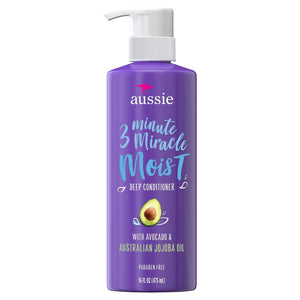AUSSIE 3 MINUTE MIRACLE MOIST DEEP CONDITIONER 16OZ - Beautylicious Canada