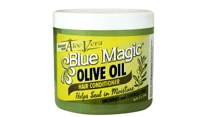 BLUE MAJIC OLIVE OIL HAIR DRESSING - Beautylicious Canada