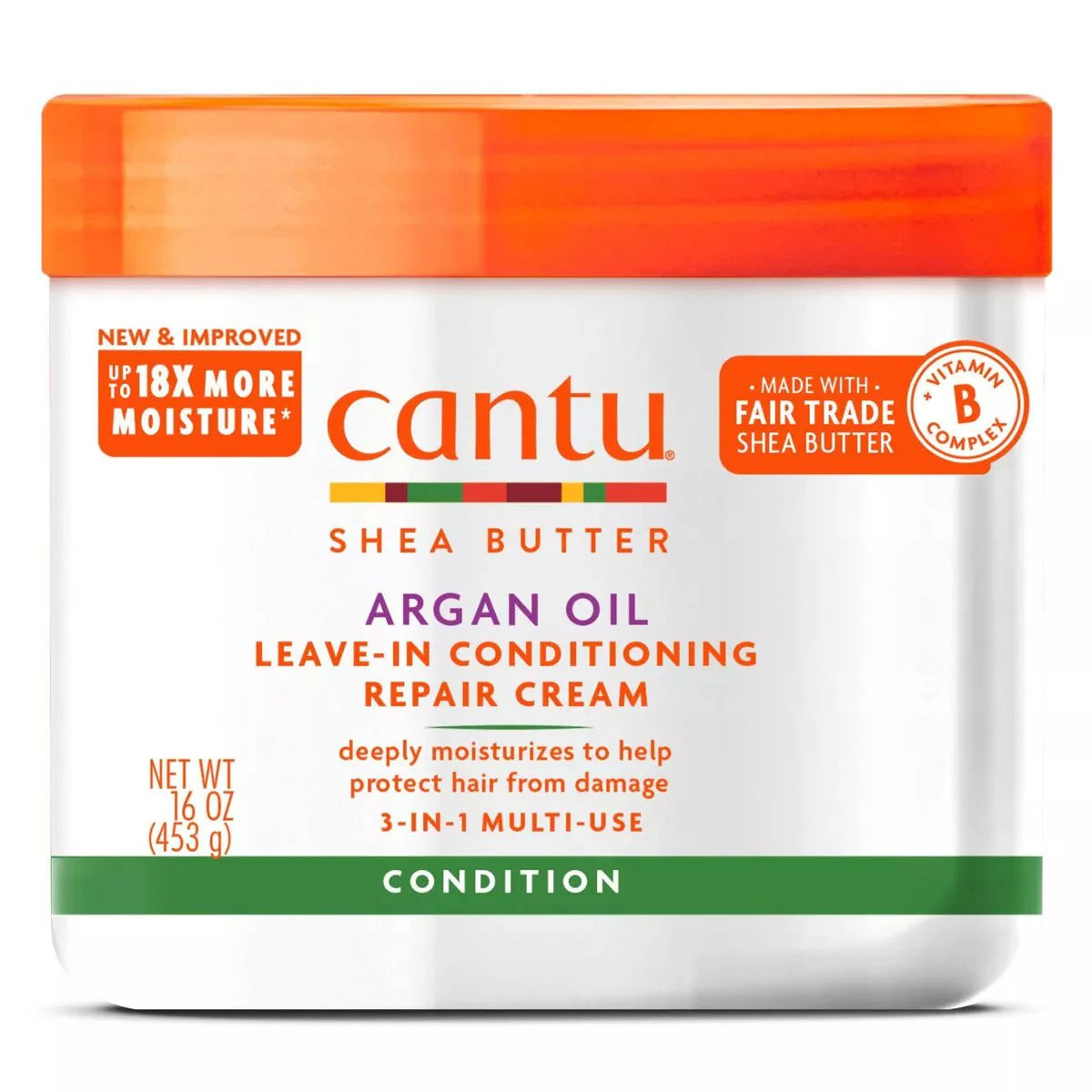 CANTU Argan Oil Leave - In Conditioning Repair 16OZ - Beautylicious Canada